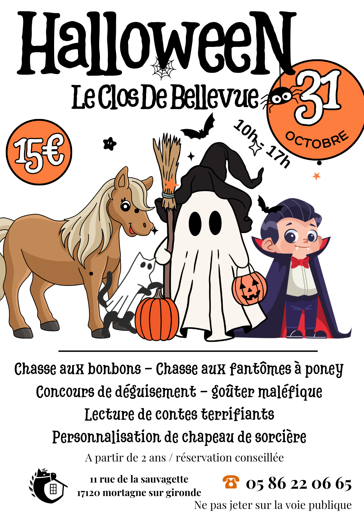 Journée Halloween en famille au Clos de Bellevue