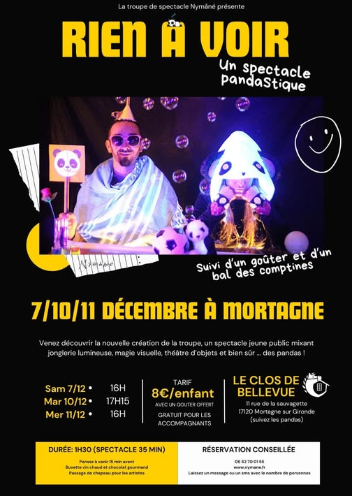 Spectacle Rien à voir (2024) au Clos de Bellevue
