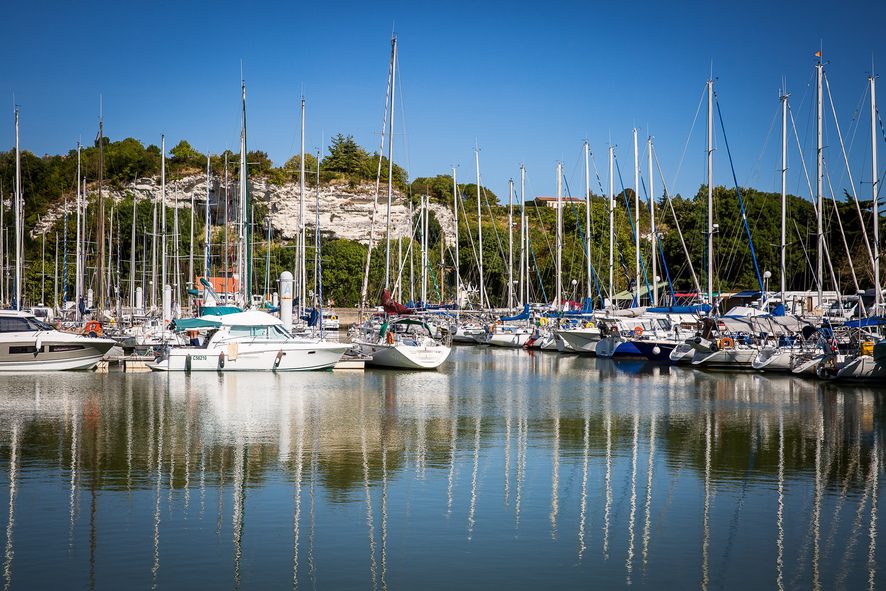 Le port de plaisance de Mortagne-sur-Gironde